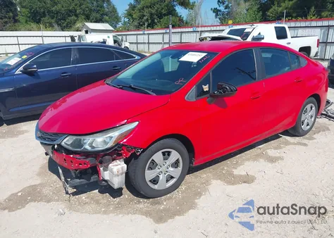 2017 Chevrolet Cruze Ls Auto из США, поврежденный, VIN 1G1BC5SM1H7149901